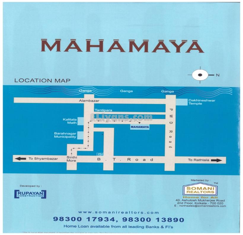 Location Map of Mahamaya